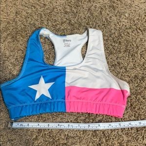 TYLERS TEXAS SPORTS BRA YL
